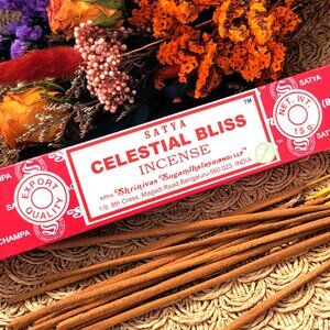 Celestial Bliss Incense authentic Satya Hand Rolled Sticks 3 Boxes